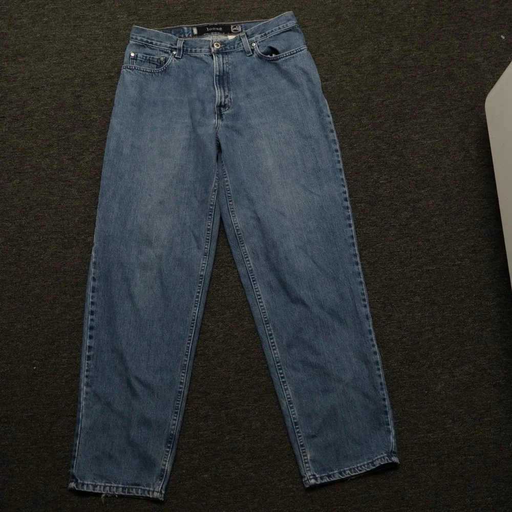 Levis silverTab LOOSE Vintage Denim Blue Jeans Men's 33x32 Made in USA 90s Y2K